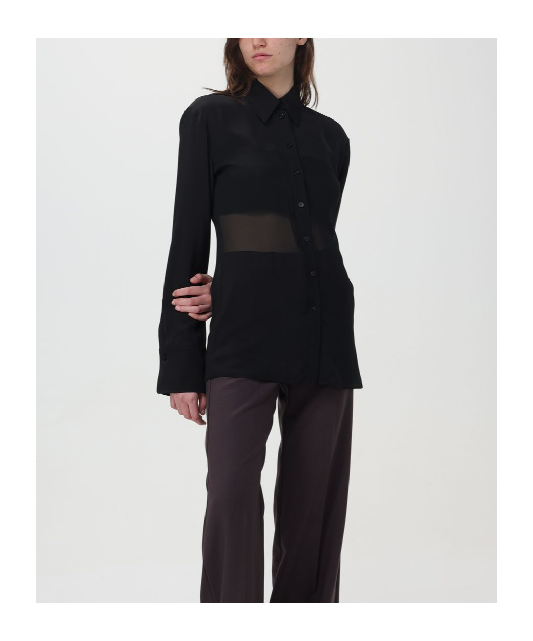 SPORTMAX SPORTMAX BUTTONED LONG-SLEEVED SHIRT