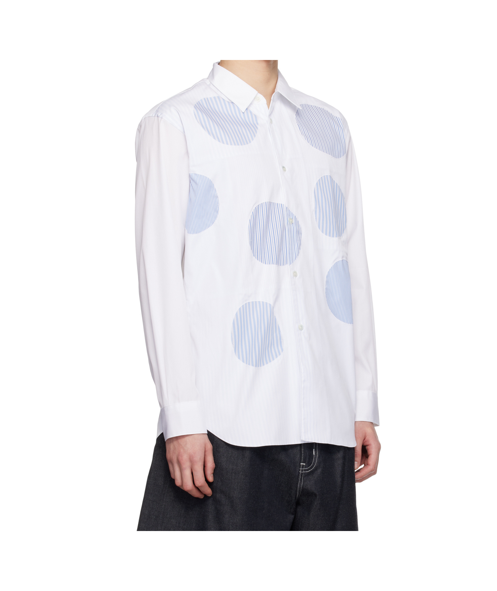 Comme Des Garçons Plain Stripe Shirt
