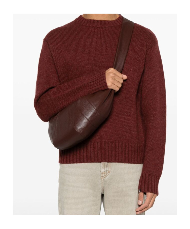 Lemaire Croissant Cross-body Bag In Brown