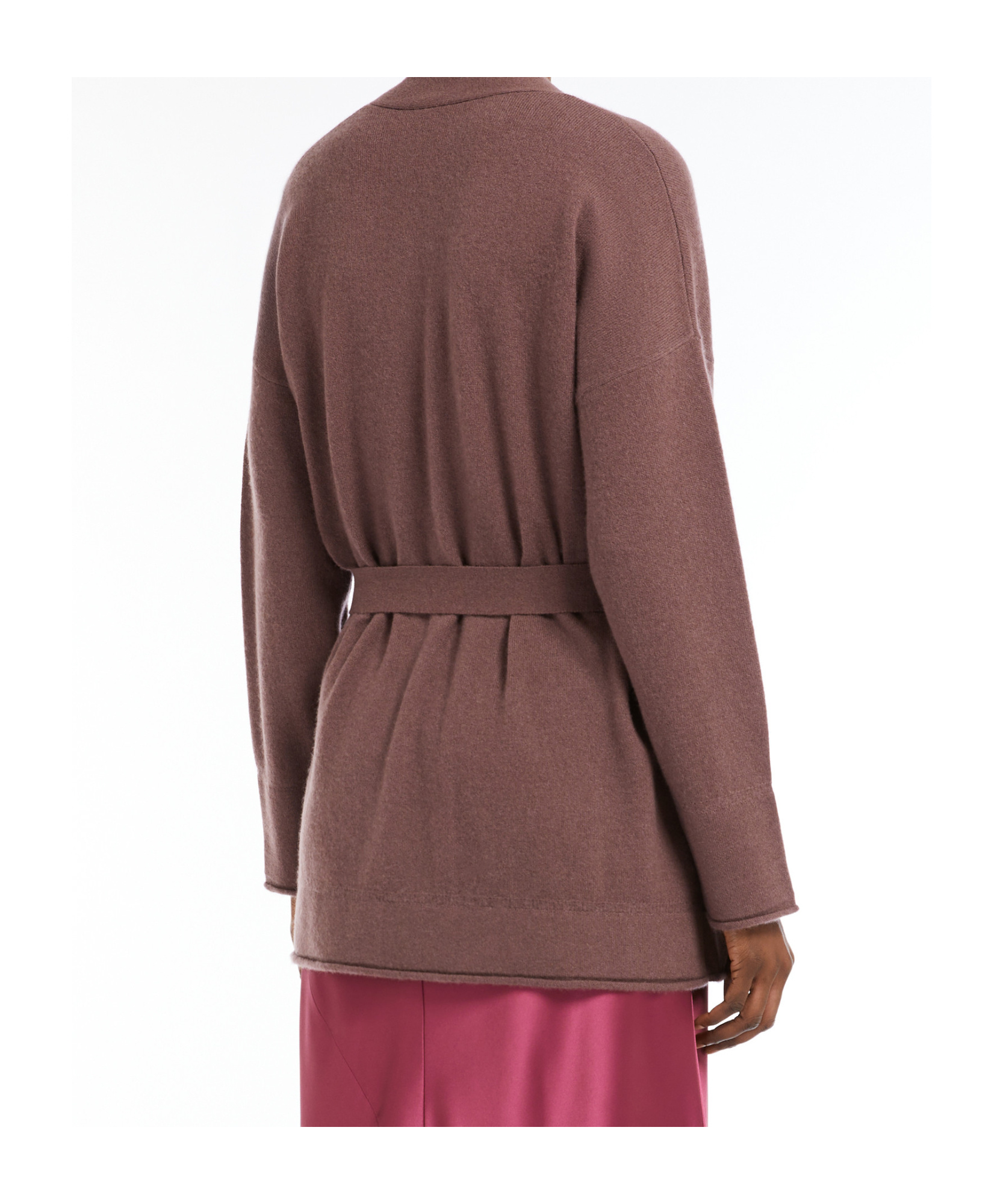 Max Mara Long Sleeve Cardigan In Wisteria Color