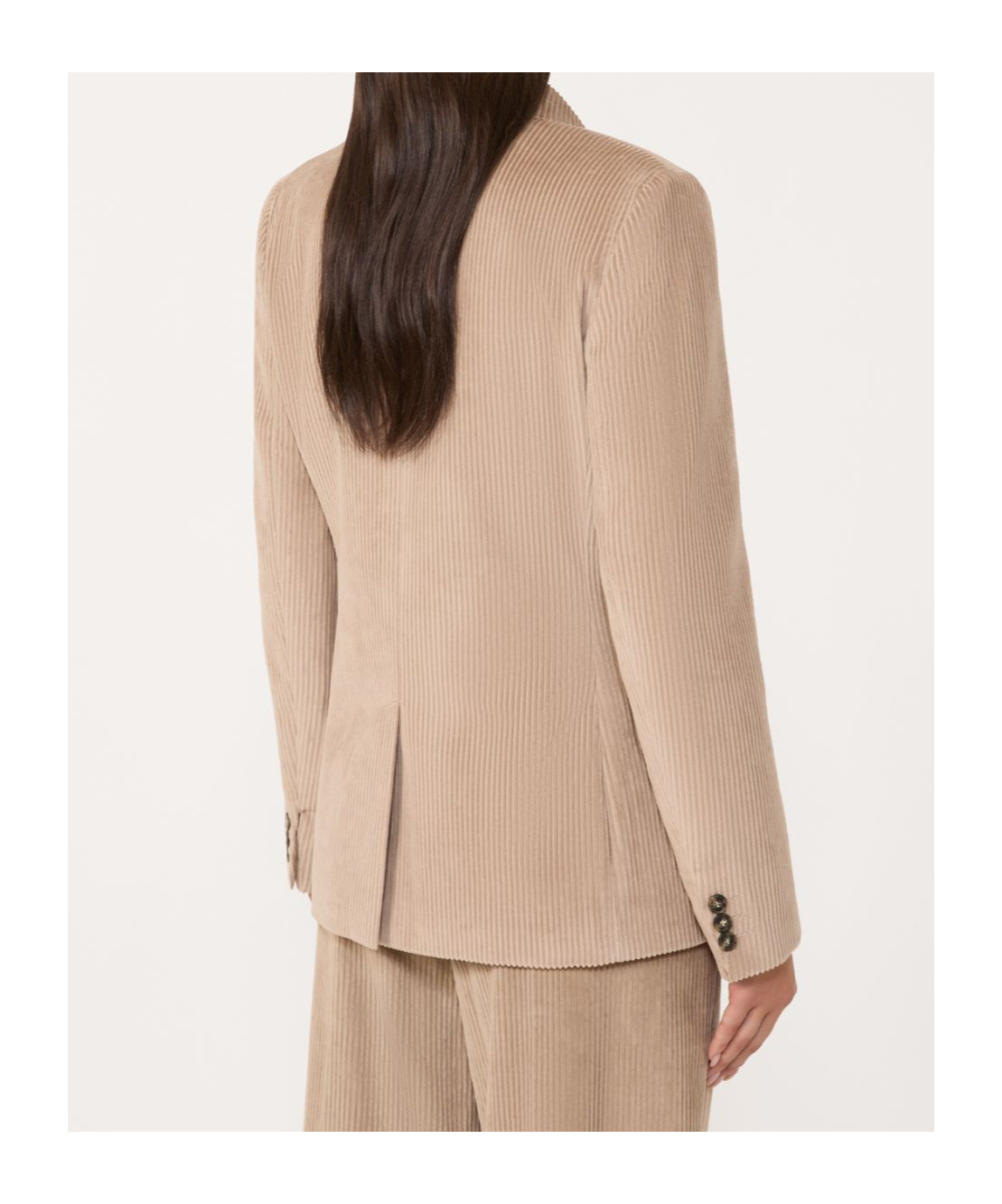 Weekend Max Mara Double-breasted Velvet Blazer In Neutral