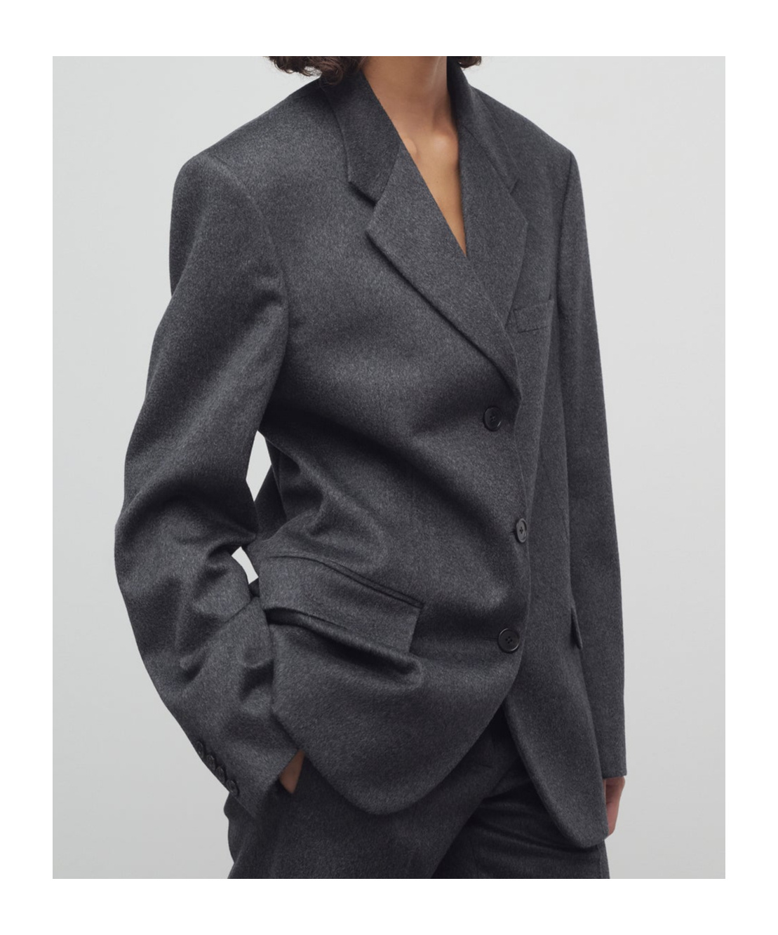 The Row Lasonne Jacket In Black