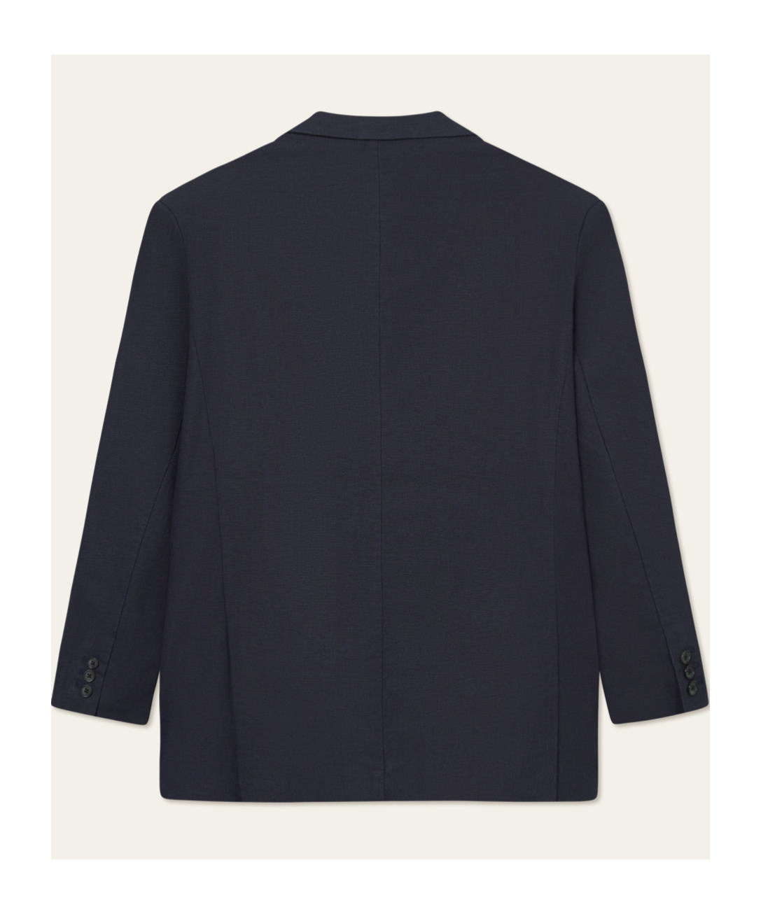 Les Deux James Linen Blazer In Black