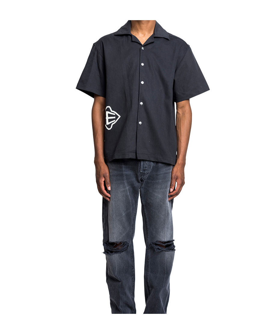 RHUDE CROSS LOGO SHIRT