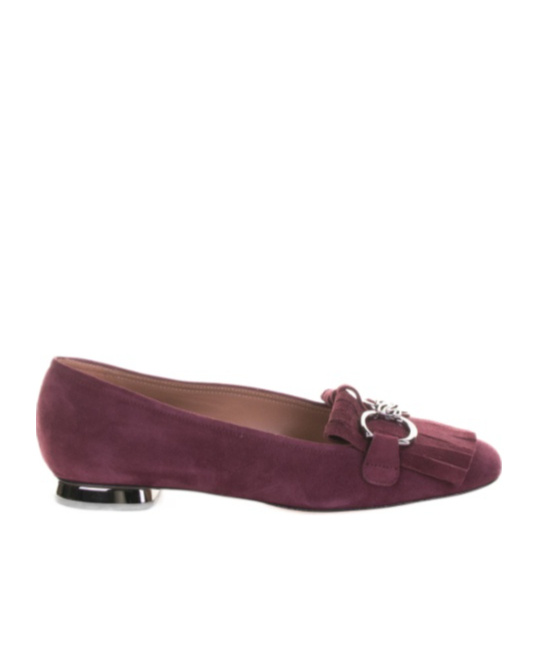 Casadei Fringe-detail Suede Pumps In Red