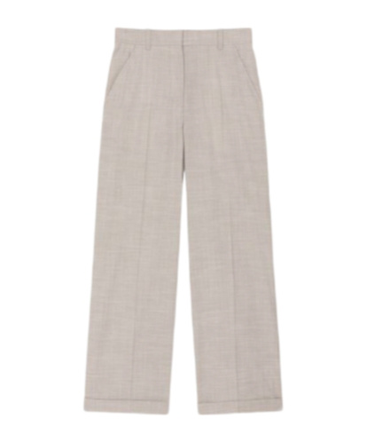 Kenzo Wide-leg Tailored Trousers In Nude