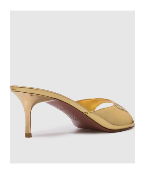 Amina Muaddi Open-toed High-heeled Sandals In Nude