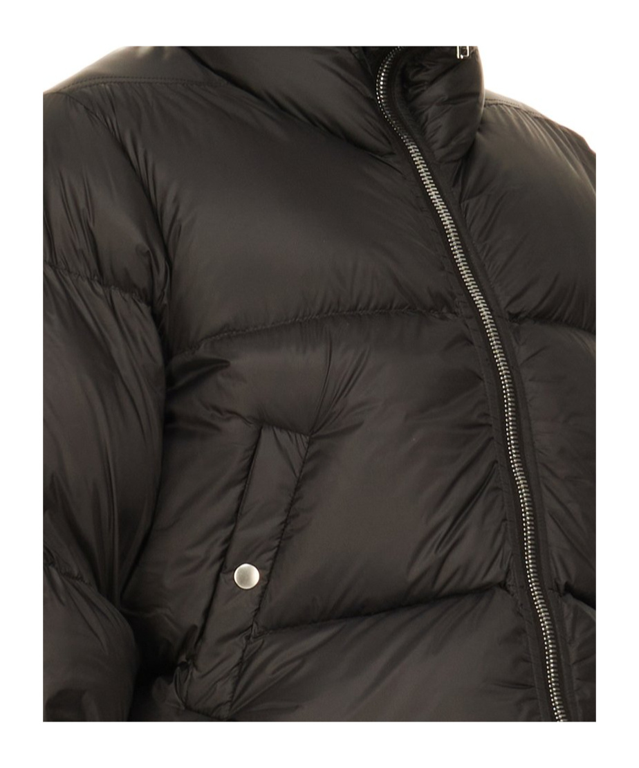 Rick Owens Turtle Padded Jacket In Black