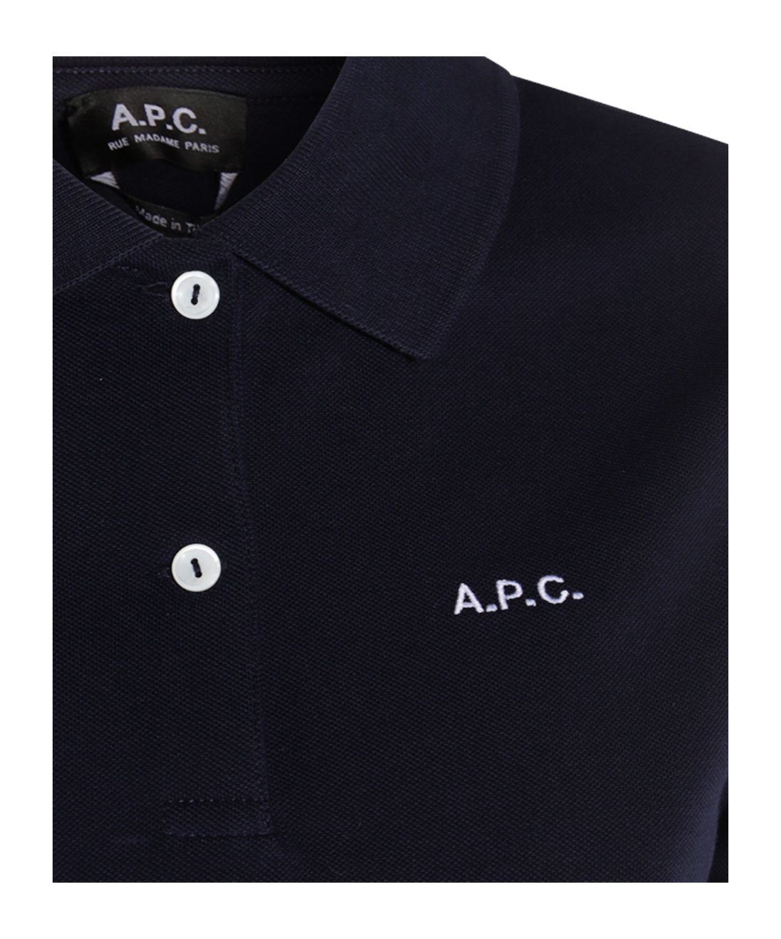 Apc A.p.c. Dark Navy Cotton T-shirt