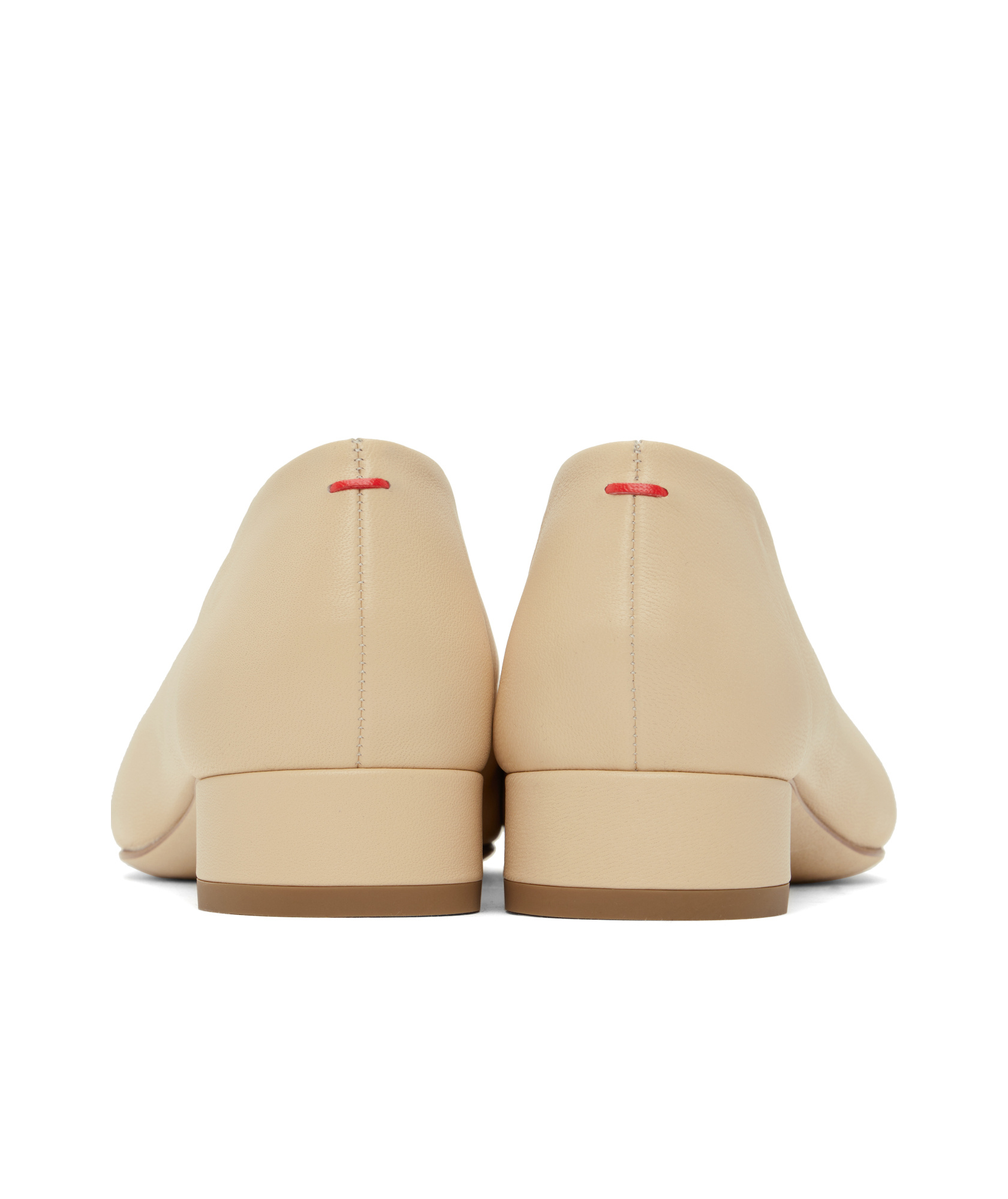 Aeyde Deliana Low-heel Pumps In Nude