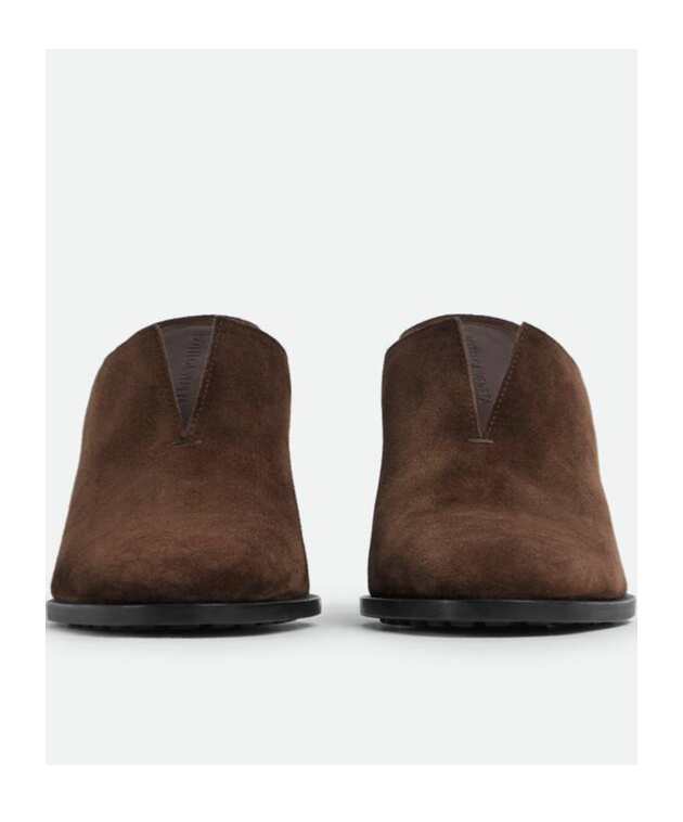 Bottega Veneta Round Head Muller Shoes In Brown