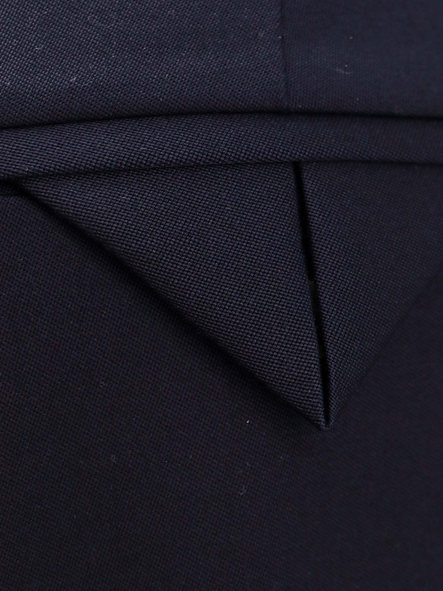 Bottega Veneta Pleated Wool Twill Trousers In Black
