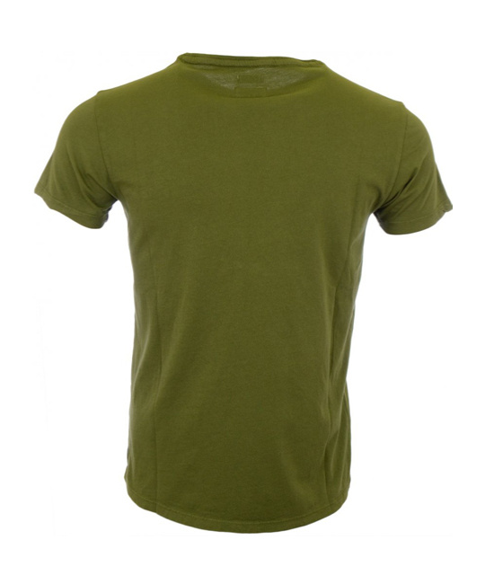 Armani Jeans Logo Short-sleeved T-shirt In Green