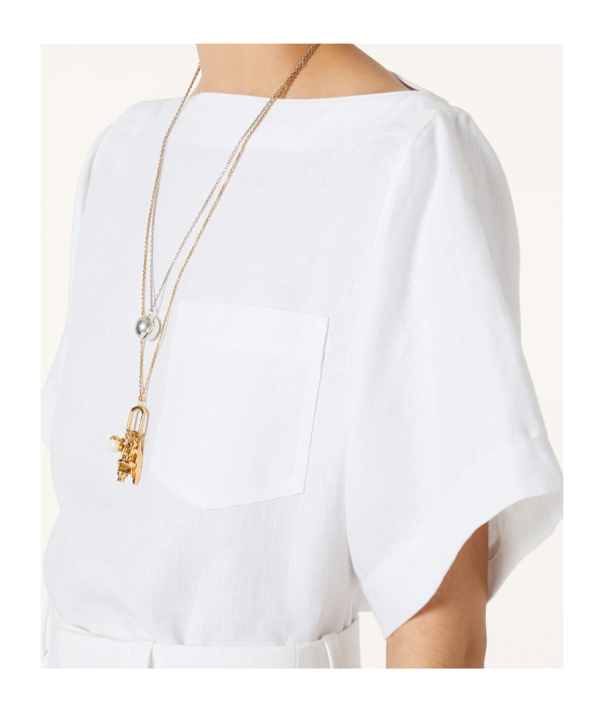Loro Piana Assen Short-sleeve Antiqua Linen Shirt In White