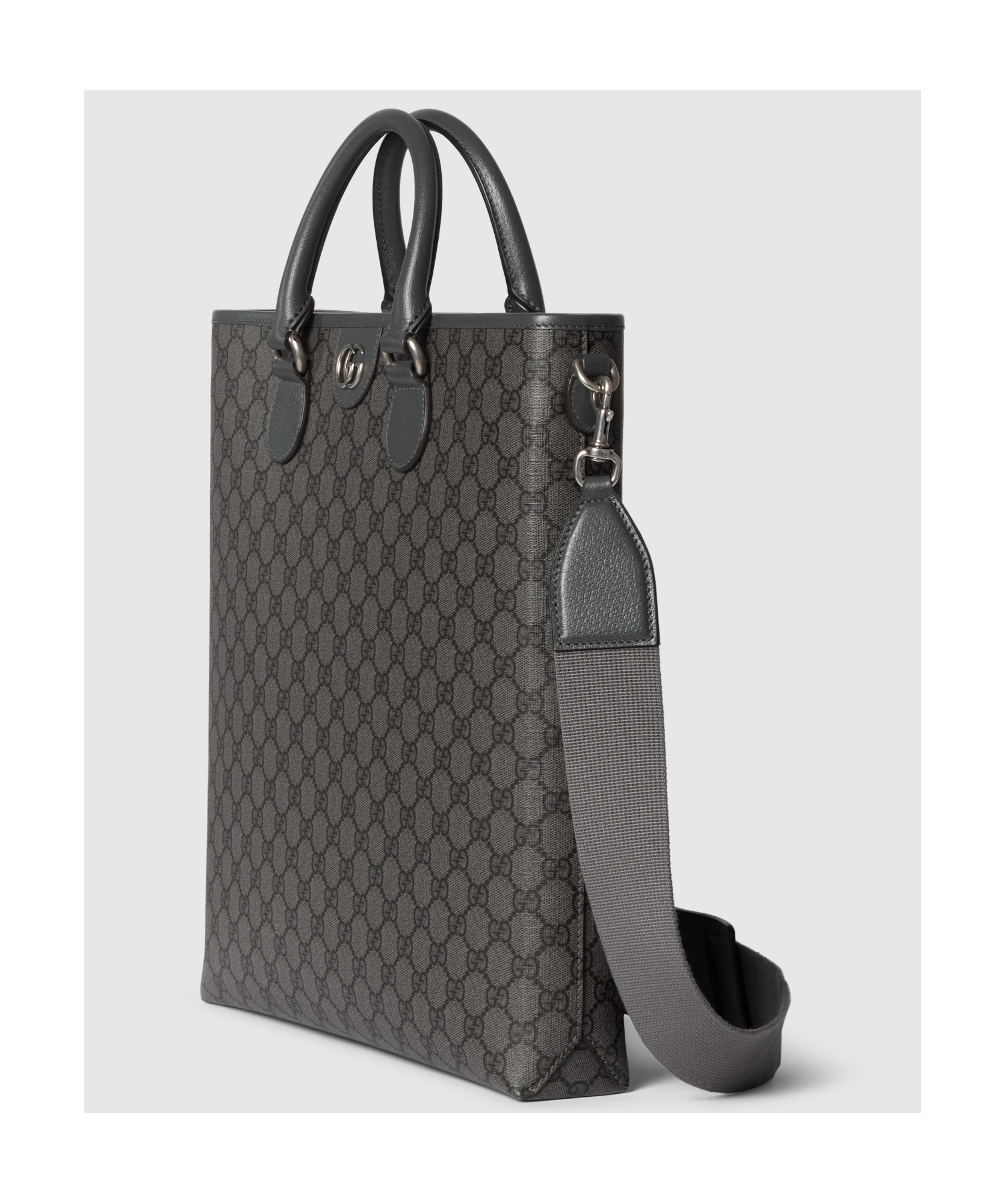Gucci Gg Canvas Tote Bag In Black