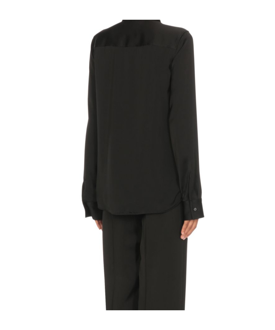 Jil Sander Long Sleeve Shirt In Black