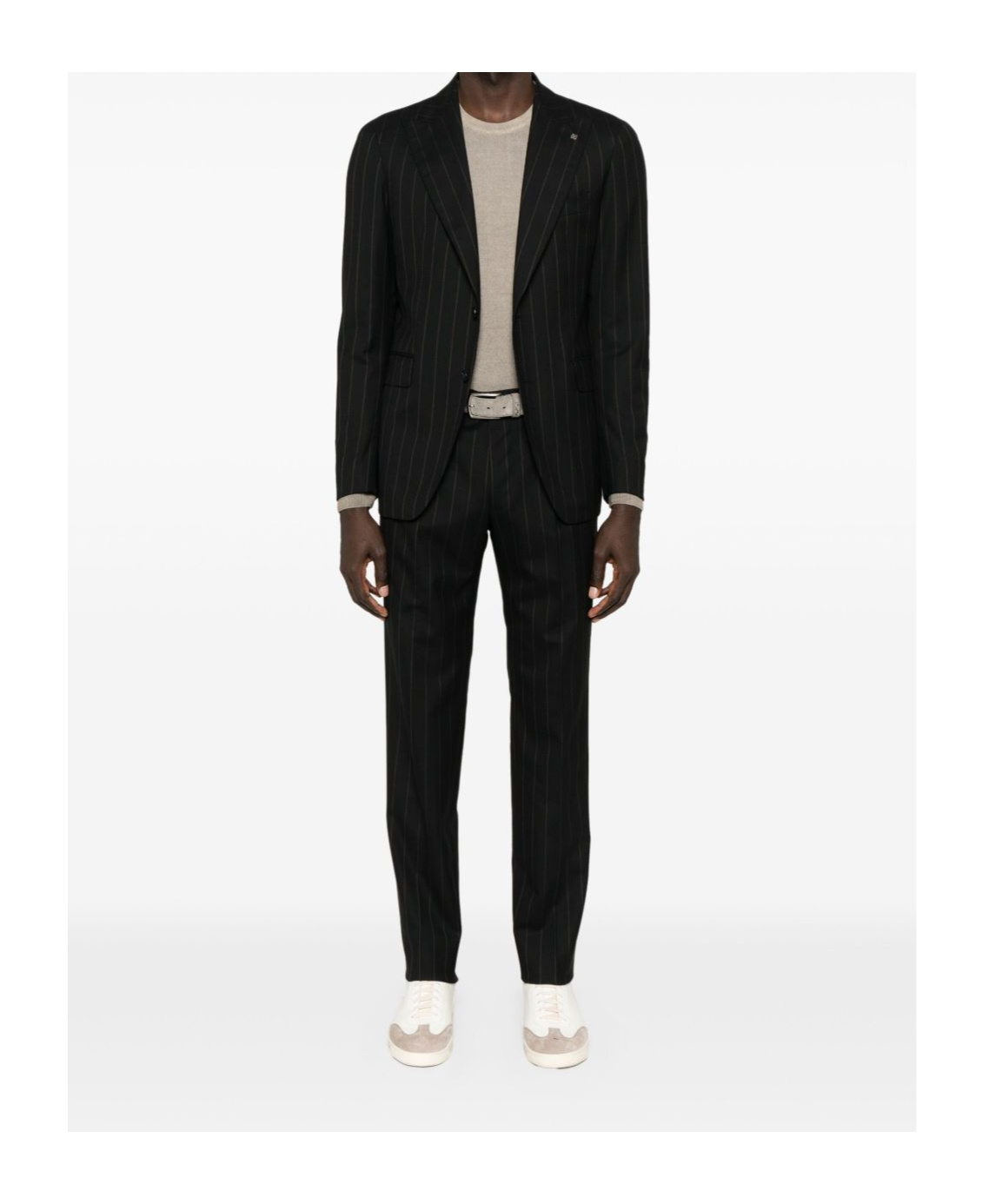 Woolrich Long Sleeve Crew Neck Knitted Sweater In Neutral