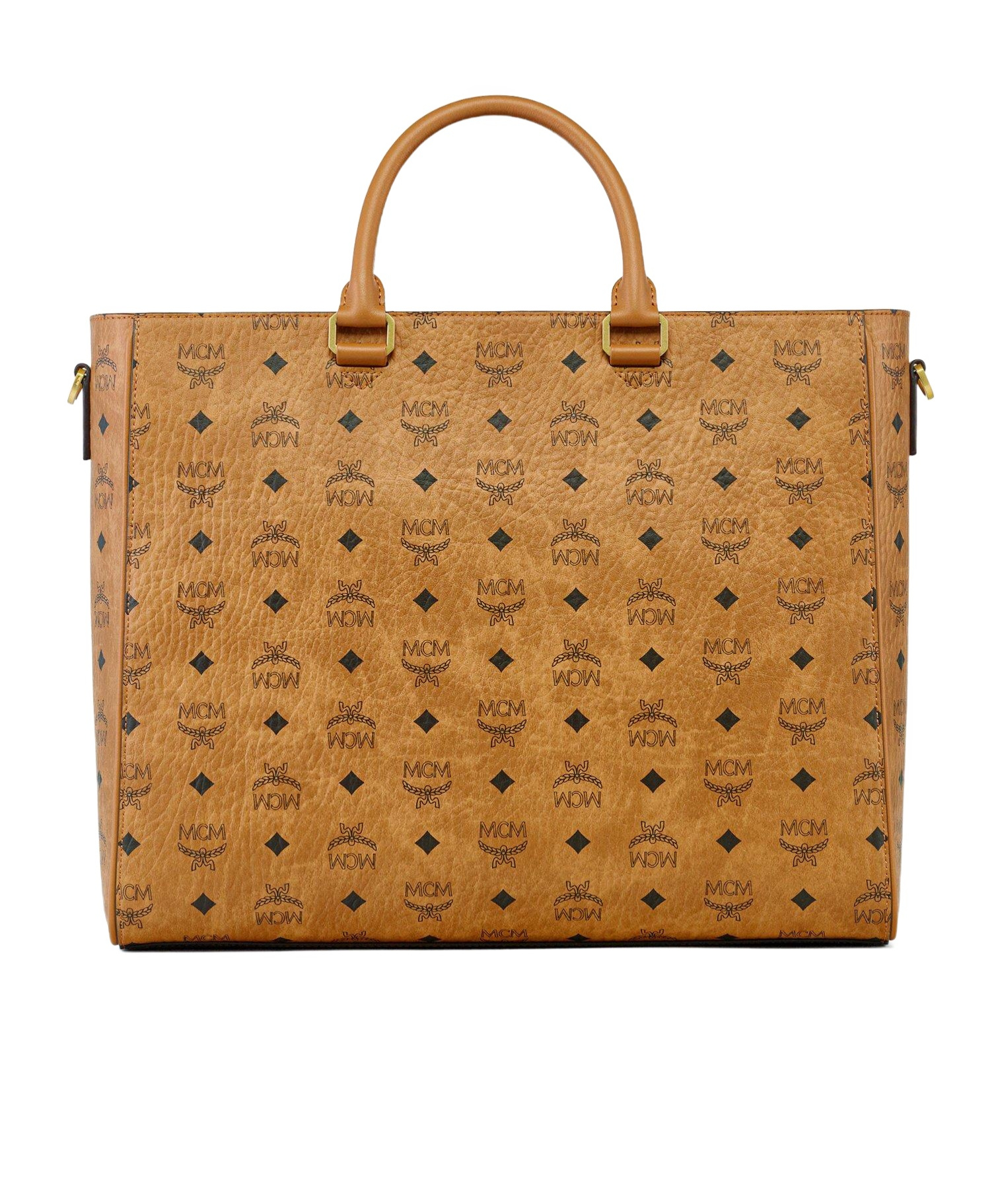 Mcm Diamond E/w Tote In Visetos