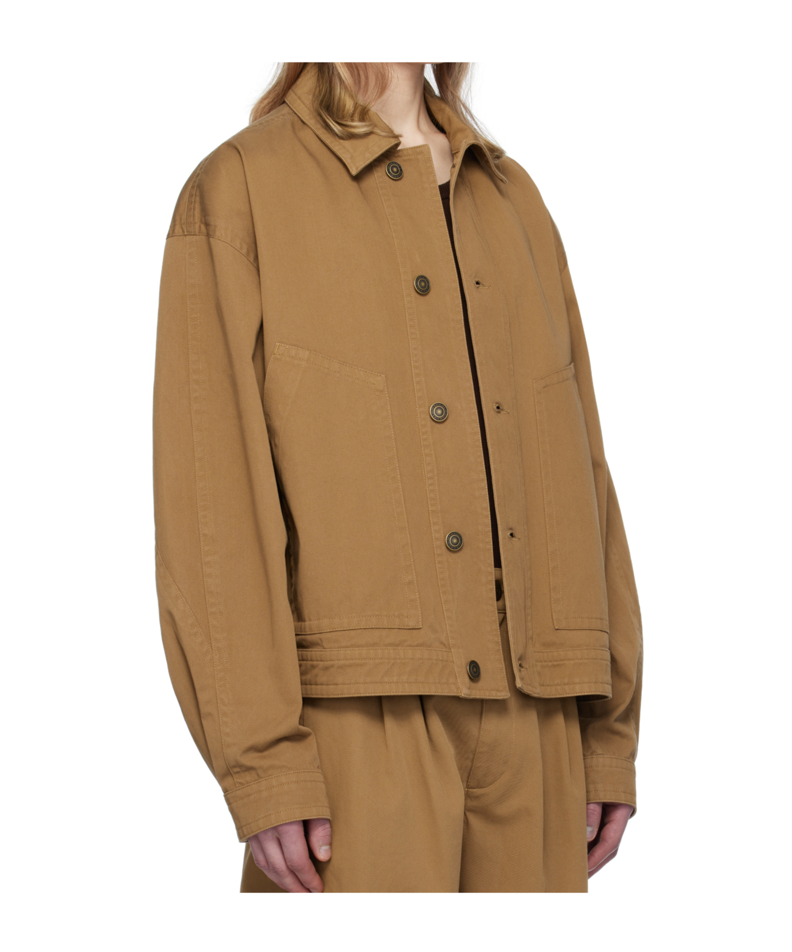 Isabel Marant Lapel Long-sleeved Casual Jacket In Brown