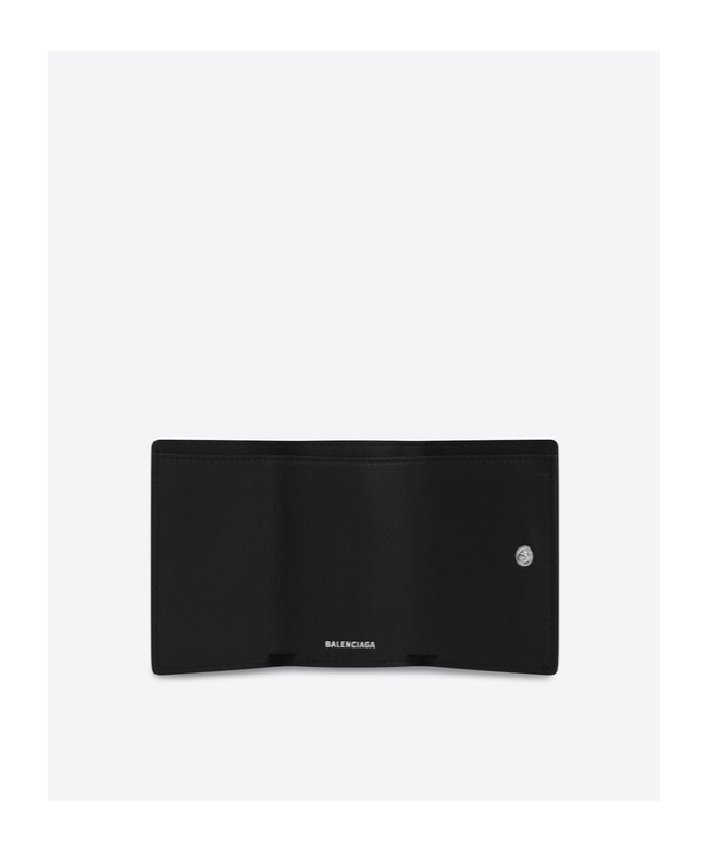 Balenciaga Papier Mini Wallet In Black