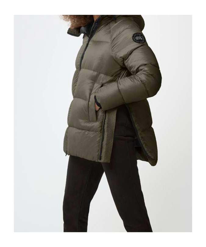 Canada Goose Cypress Puffer Jacket In Black