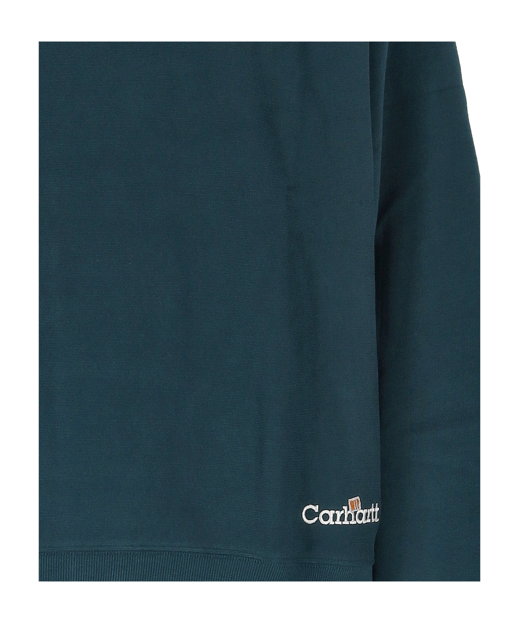 Carhartt Wip Label Script Balloon Cut Sweatshirt In Green