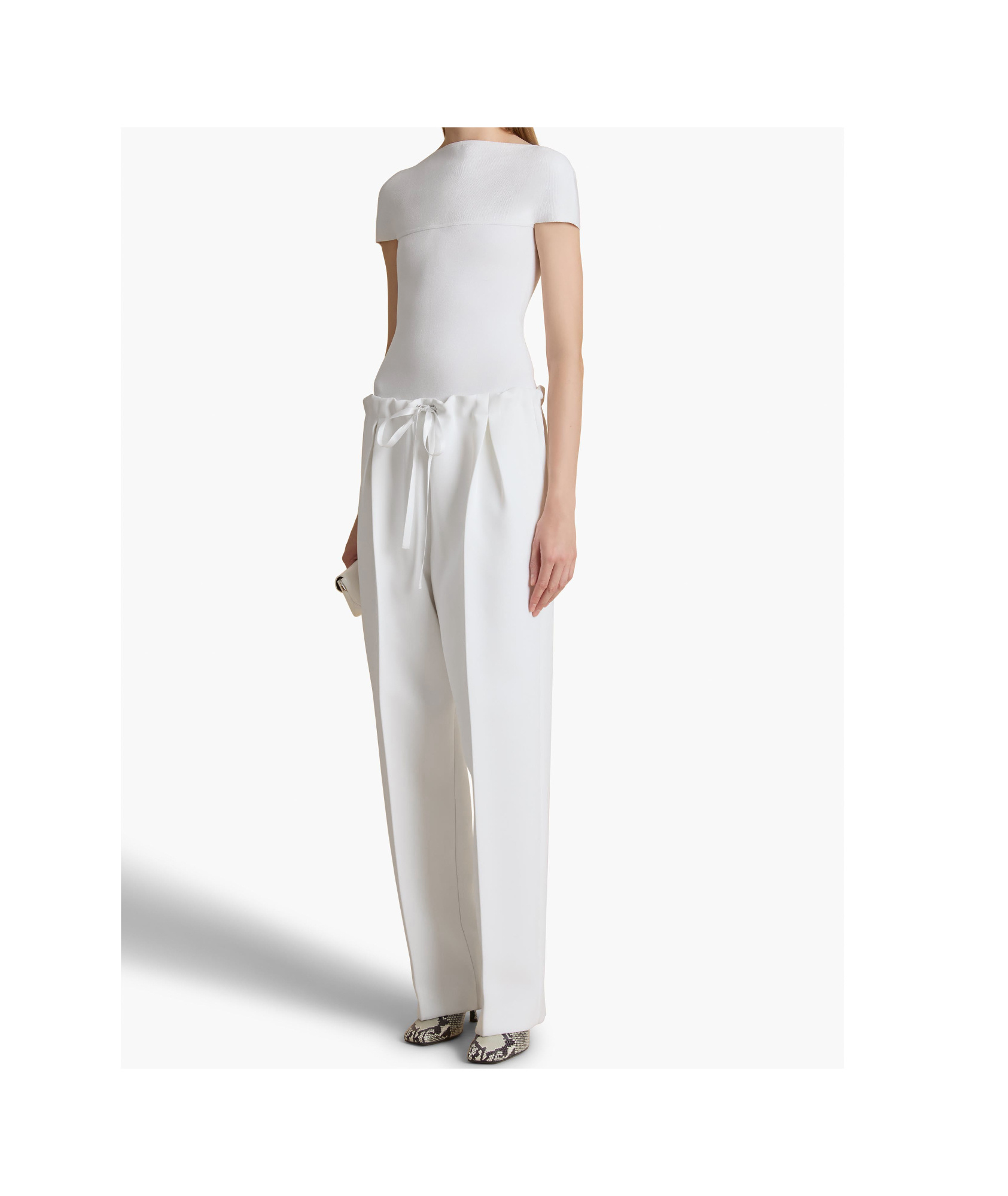 Khaite Basile Jumpsuit In White