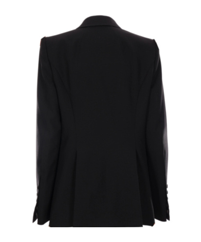 Rick Owens Double-breasted Wool Blazer In Black