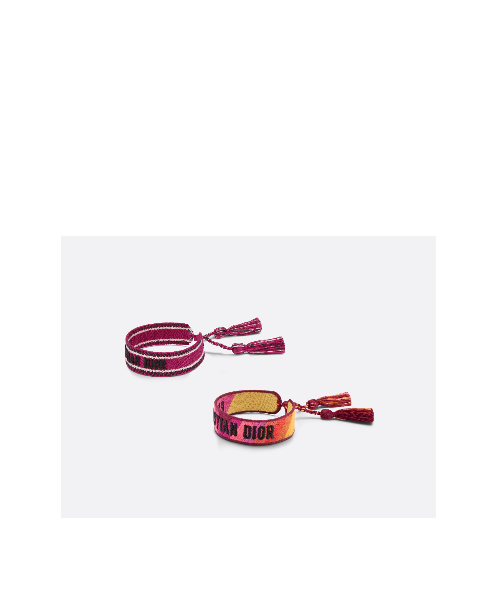 Dior Ring Bracelet Set In Red