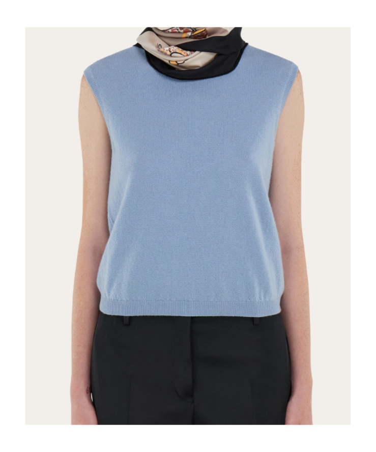 Ferragamo Genio-print Silk Scarf In Multi