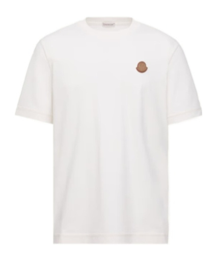 Moncler Logo Patch Cotton T-shirt