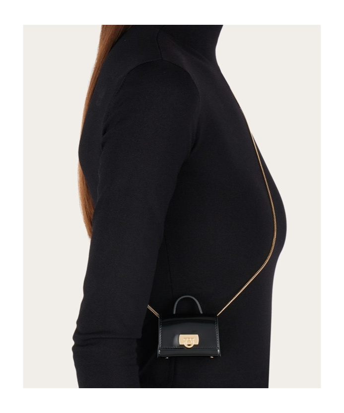 Ferragamo Flip Phone Protective Case In Black