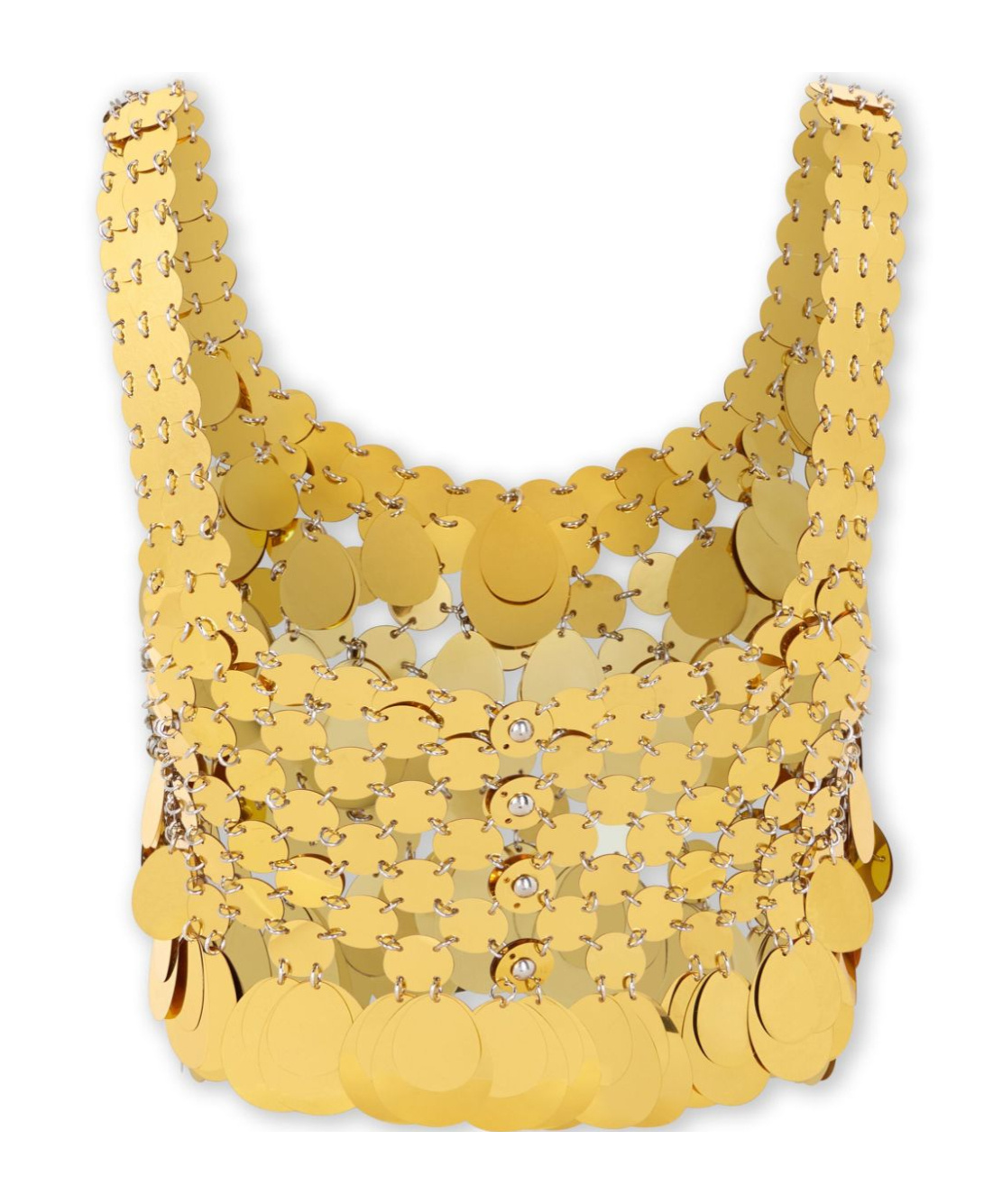 Rabanne Sequinned Cropped Top