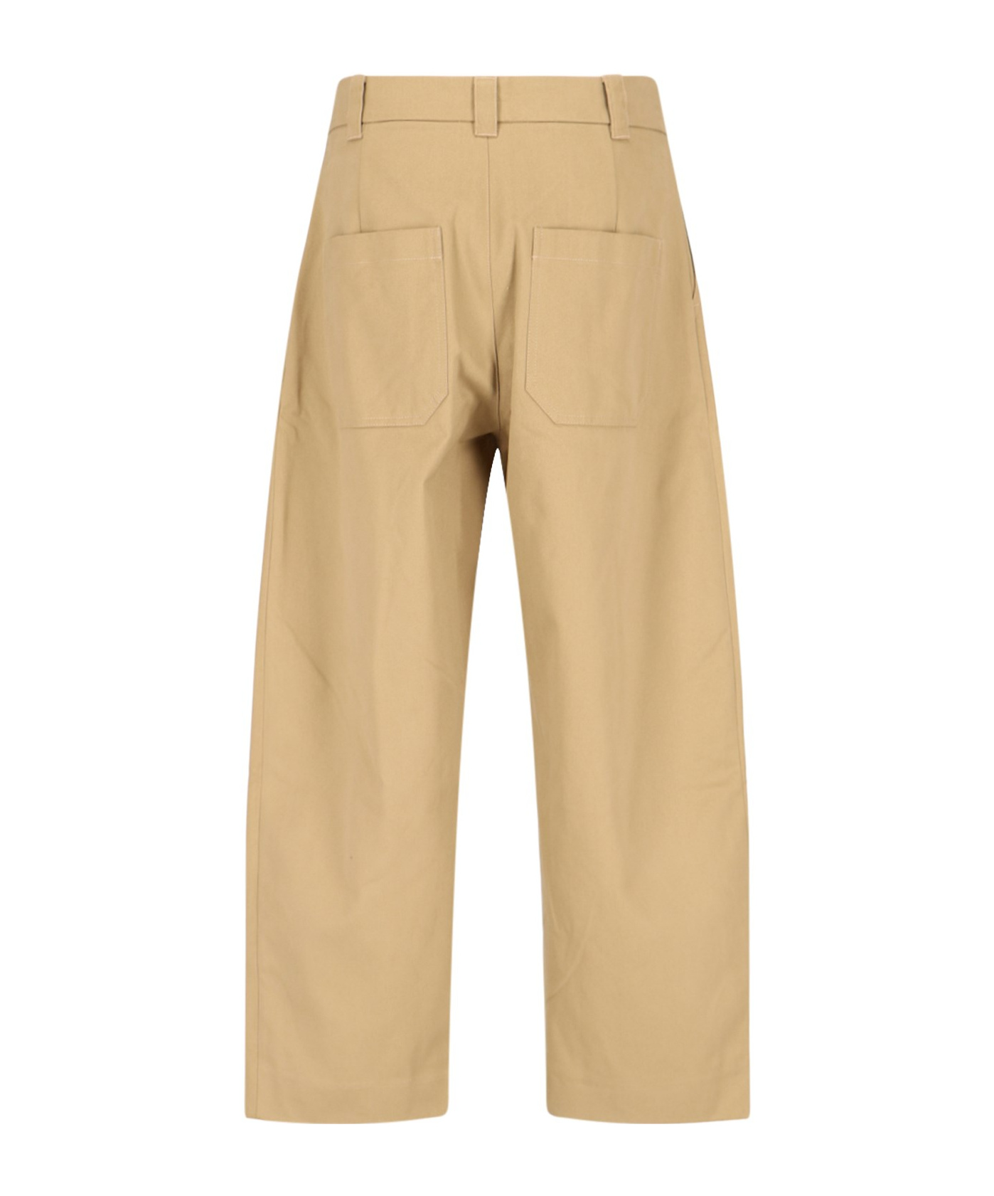 Studio Nicholson Pleat-detail Trousers In Nude
