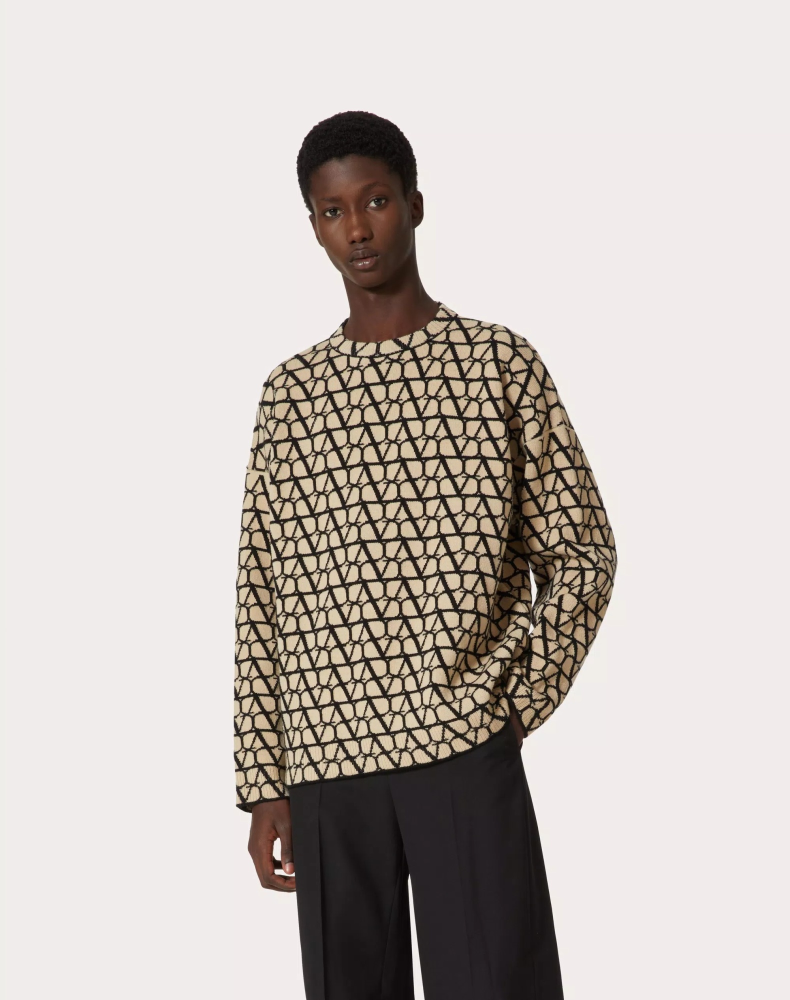 Valentino Toile Iconographe Crewneck Jumper In Multi