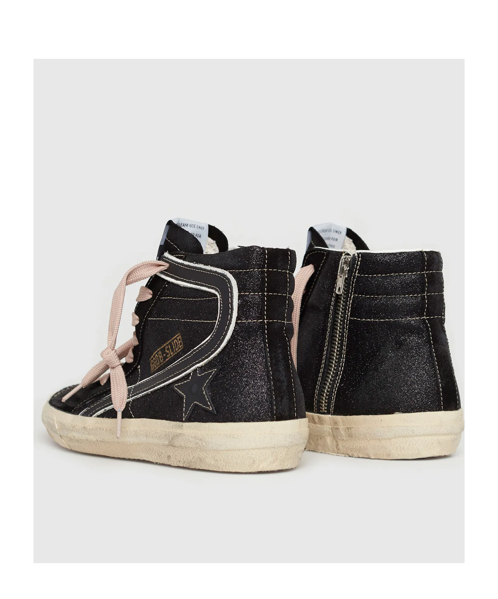 Golden Goose Lace-up High-top Casual Shoes In Black
