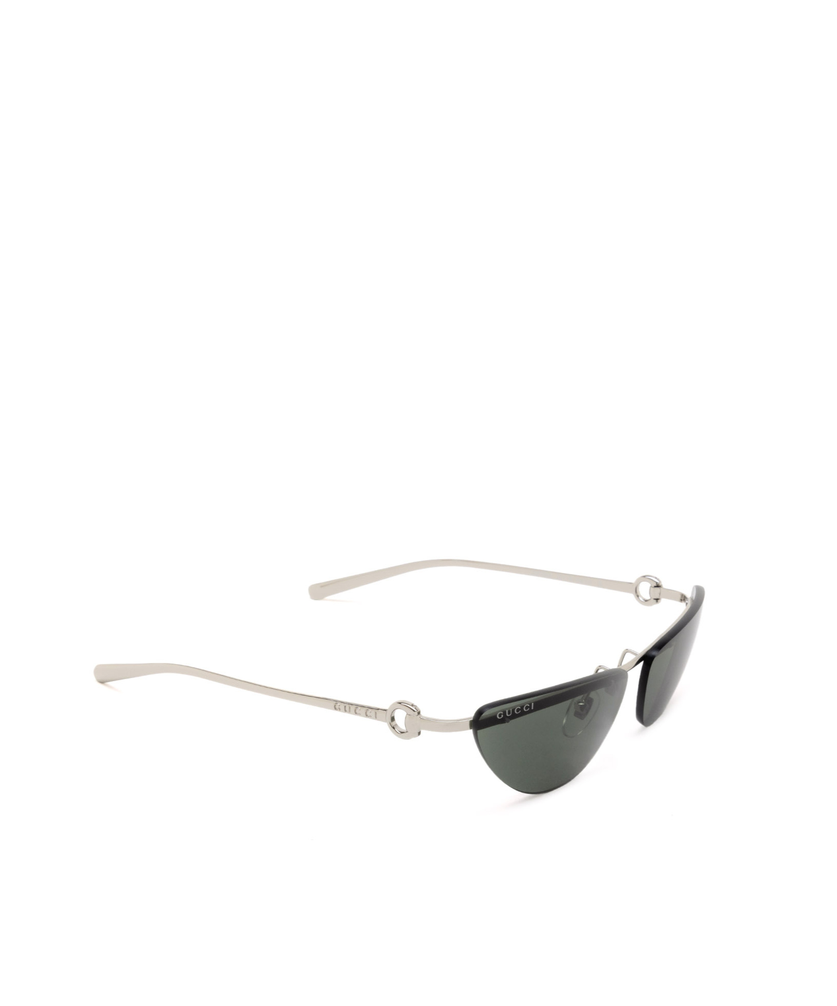 Gucci Horsebit Cat-eye Sunglasses In Silver