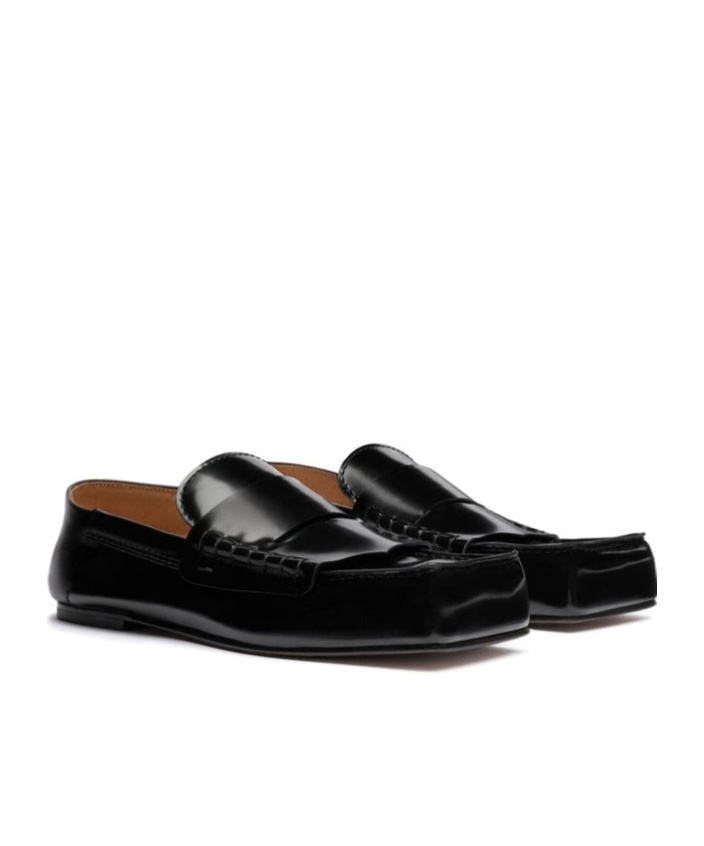 Jacquemus Les Mocassins Carre Shoes In Black