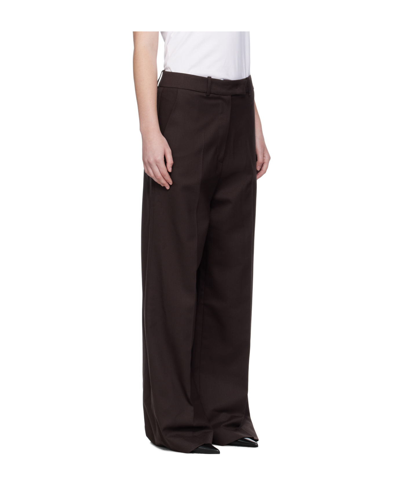 The Frankie Shop Brickell Trousers In Black