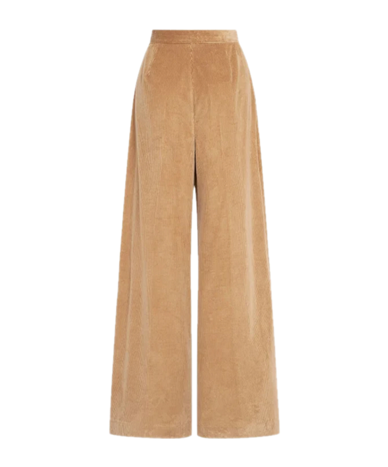 Max Mara Wide-leg And High-waist Casual Pants In Nude