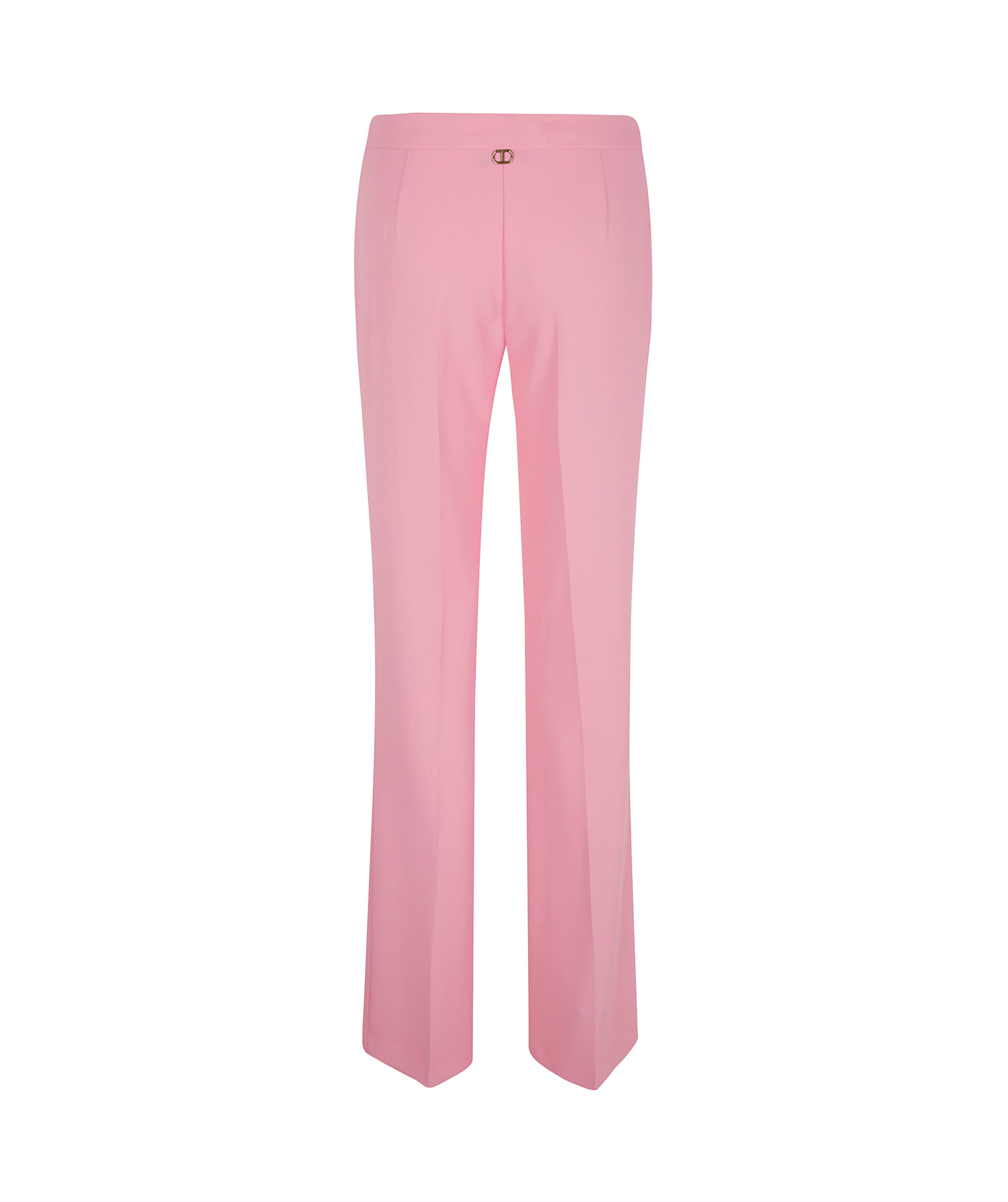 Twinset Straight-leg Trousers In Pink