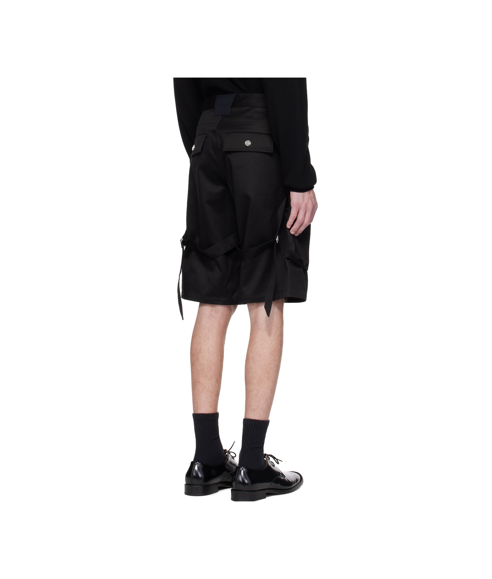 Mugler Cargo Shorts In Black