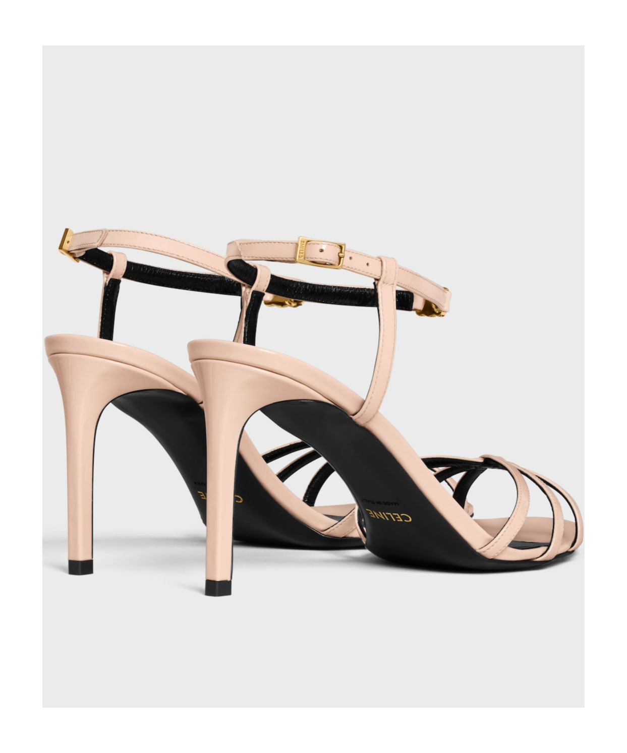 Celine Open-toe High-heeled Sandals In Nude