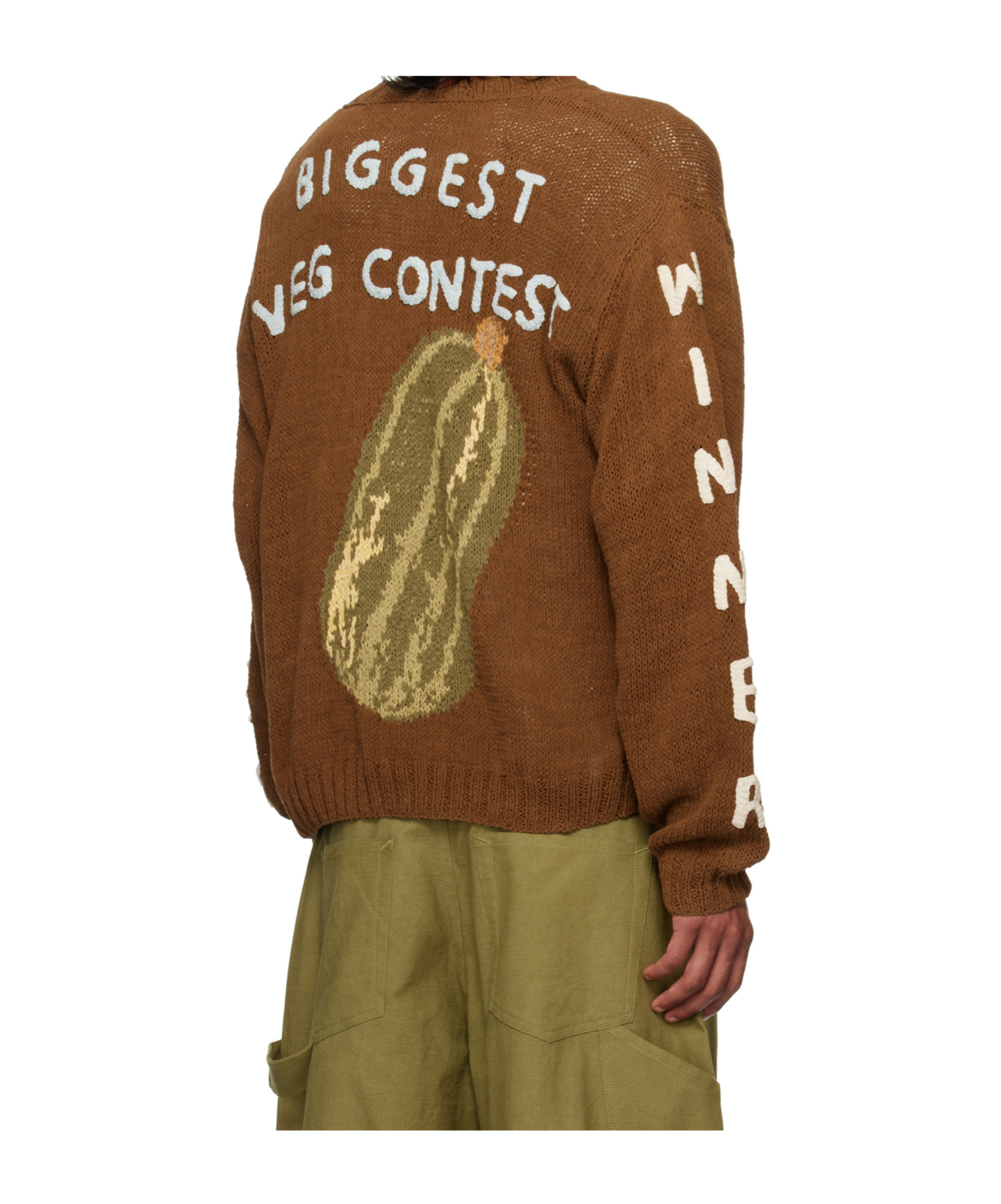 Story Mfg. Brown Twinsun Knit Cardigan In Brown