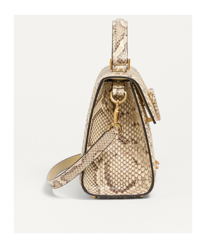 Valentino Small Single-handle Shoulder Bag In Cream/winter White