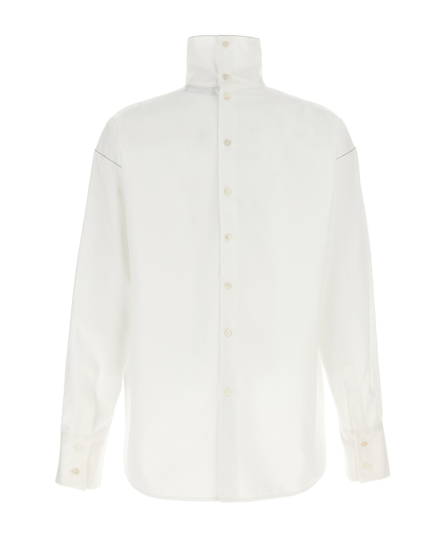 Fabiana Filippi Sequinned-turtleneck Sweater In White