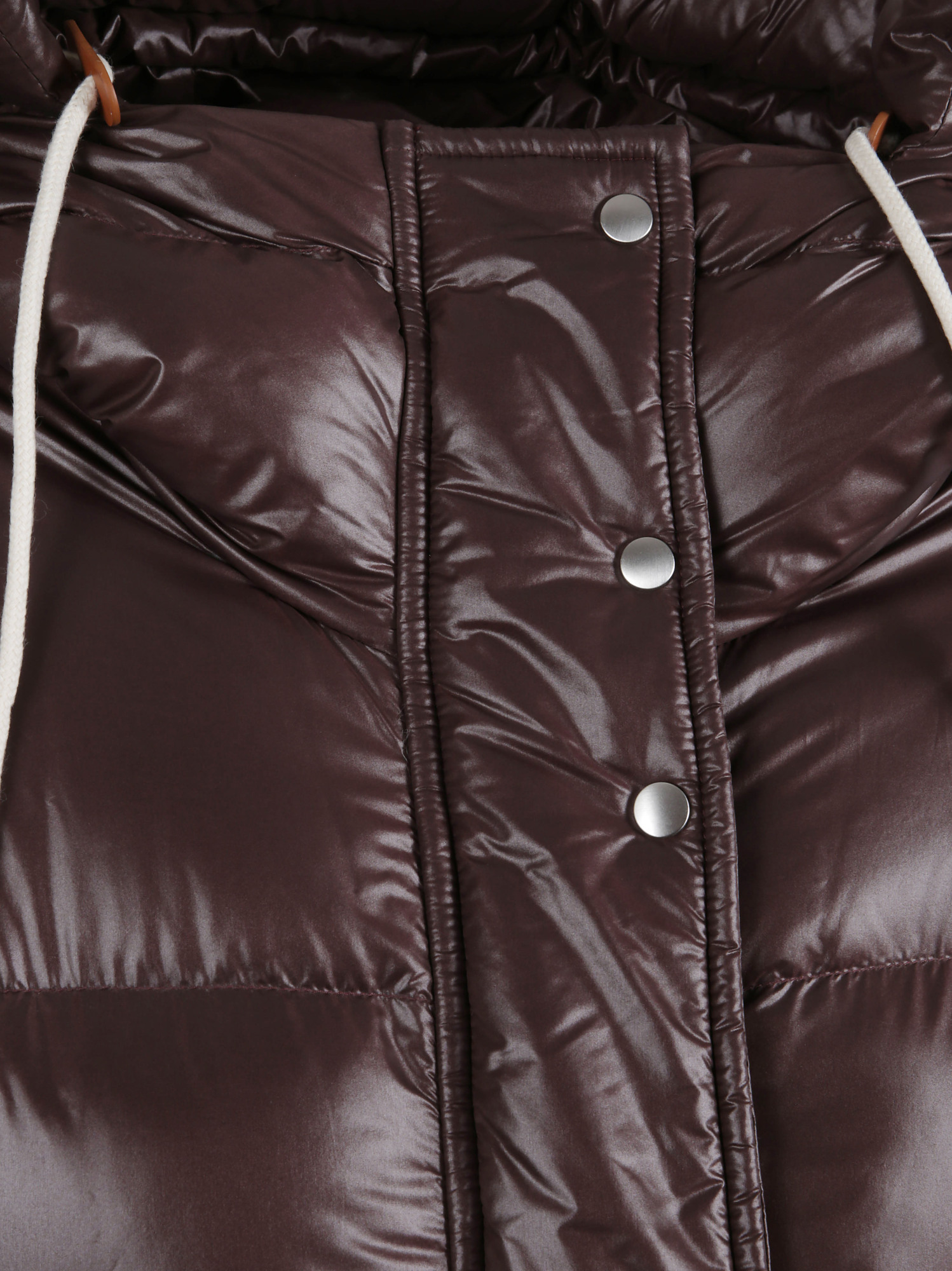 Jil Sander Long-sleeved Down Jacket In Black
