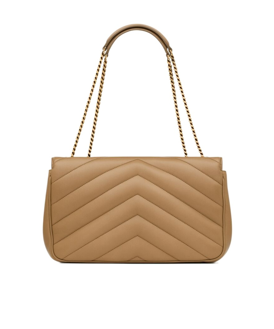 Saint Laurent Loulou Medium In Matelassé Lambskin
