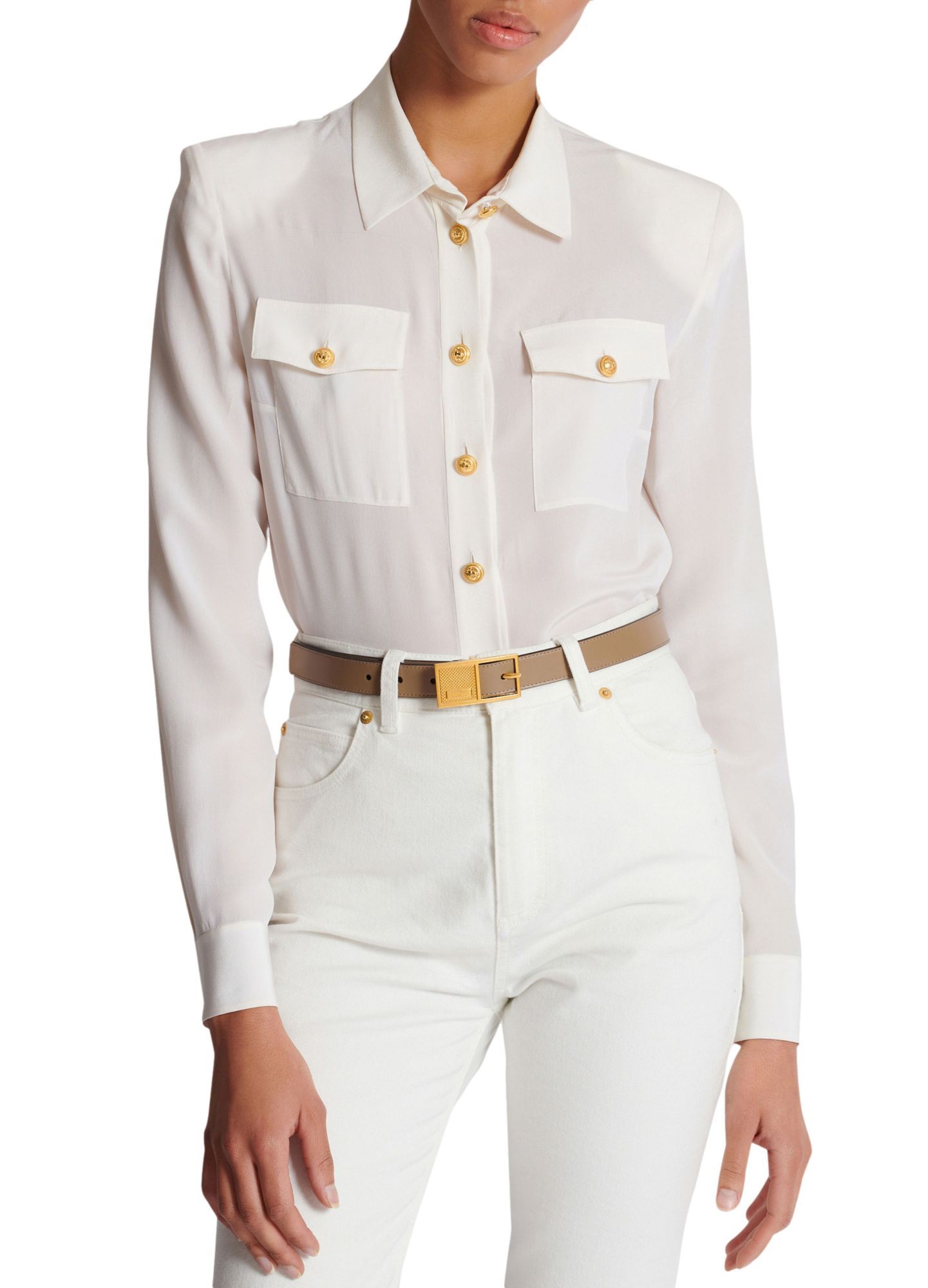 BALMAIN LOGO BELT