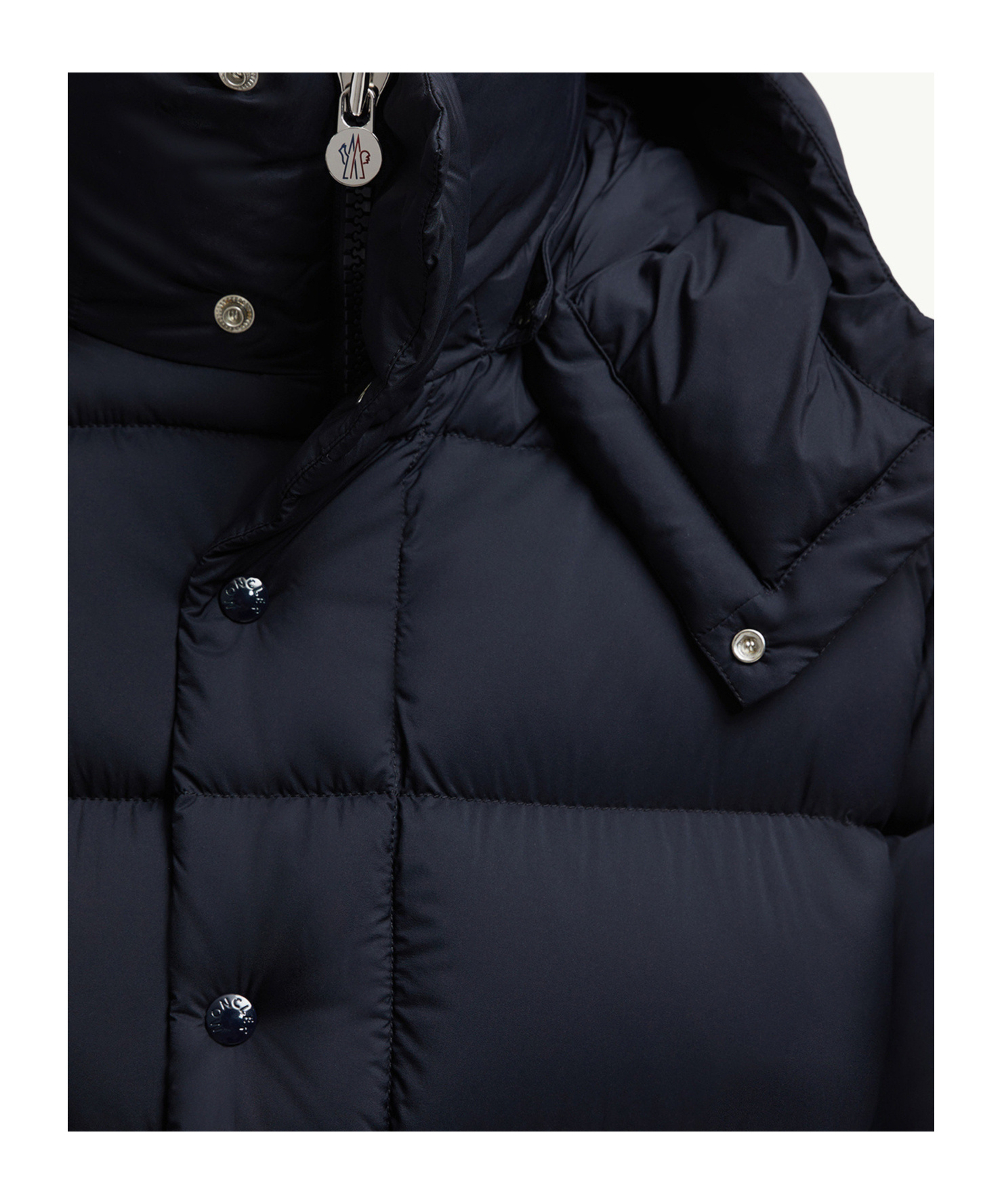 Moncler Maya 70 Hooded Short Down Jacket In Black